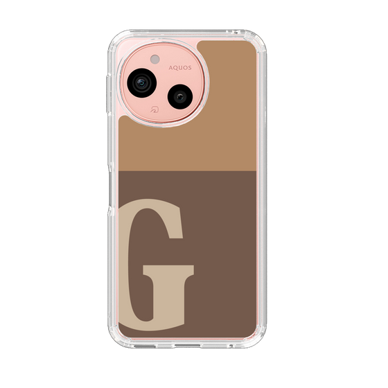 Slim Protection Case［ Original - initial two tone - G brown ］