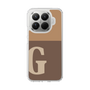 Slim Protection Case［ Original - initial two tone - G brown ］