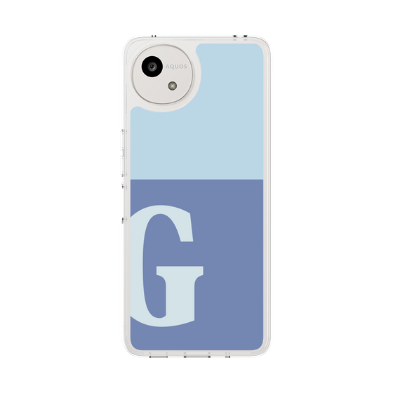 Slim Protection Case［ Original - initial two tone - G blue ］