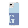 Slim Protection Case［ Original - initial two tone - G blue ］