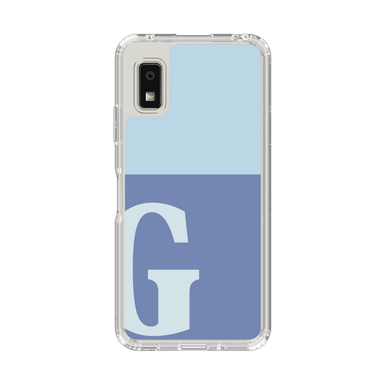Slim Protection Case［ Original - initial two tone - G blue ］