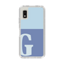 Slim Protection Case［ Original - initial two tone - G blue ］
