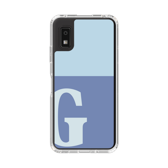 Slim Protection Case［ Original - initial two tone - G blue ］