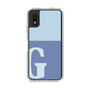 Slim Protection Case［ Original - initial two tone - G blue ］