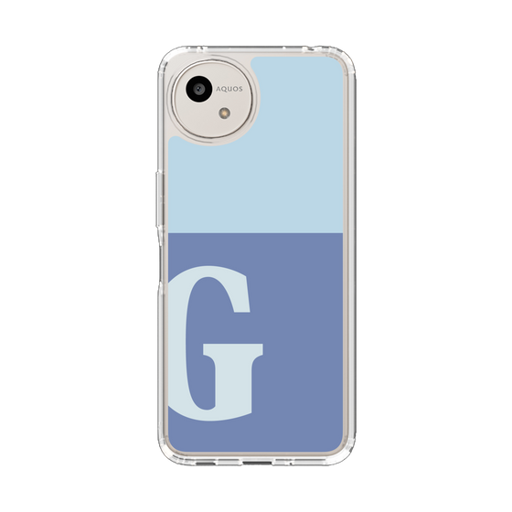 Slim Protection Case［ Original - initial two tone - G blue ］