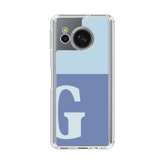 Slim Protection Case［ Original - initial two tone - G blue ］