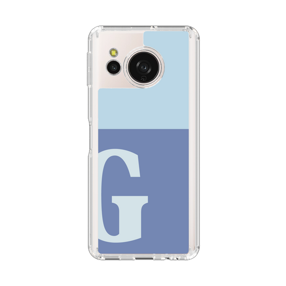 Slim Protection Case［ Original - initial two tone - G blue ］