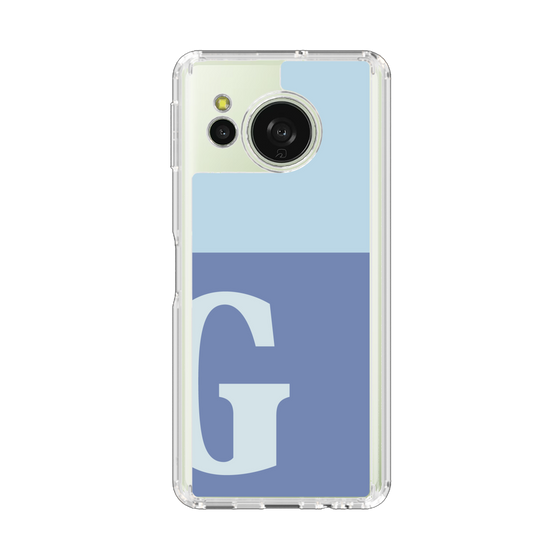 Slim Protection Case［ Original - initial two tone - G blue ］