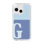Slim Protection Case［ Original - initial two tone - G blue ］
