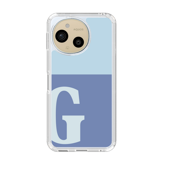 Slim Protection Case［ Original - initial two tone - G blue ］