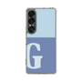 Slim Protection Case［ Original - initial two tone - G blue ］