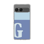 Slim Protection Case［ Original - initial two tone - G blue ］