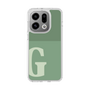 Slim Protection Case［ Original - initial two tone - G green ］