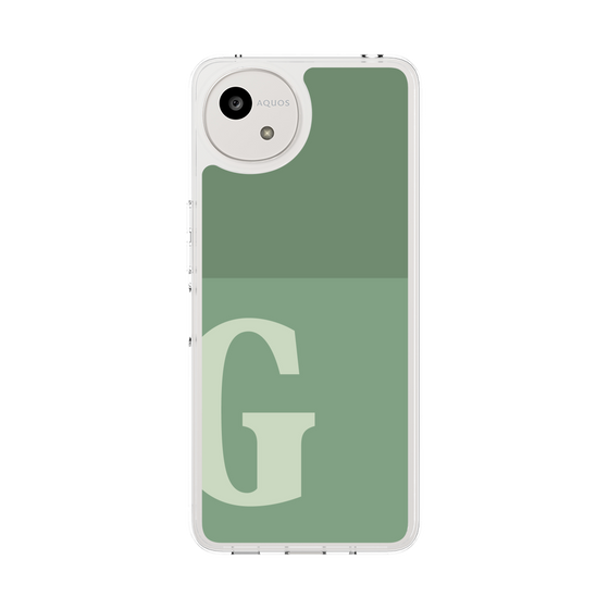 Slim Protection Case［ Original - initial two tone - G green ］