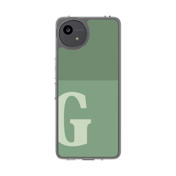 Slim Protection Case［ Original - initial two tone - G green ］
