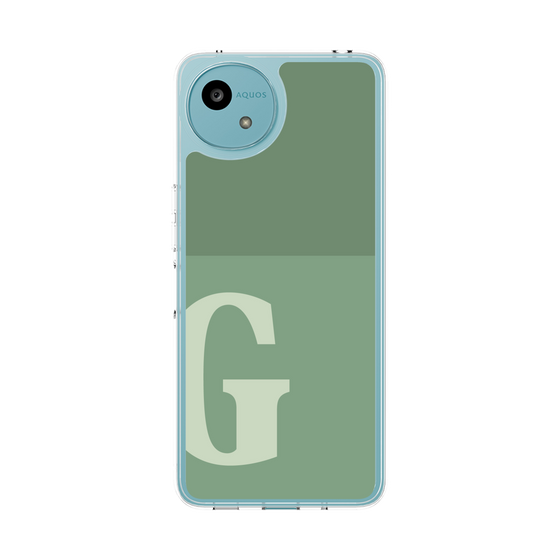 Slim Protection Case［ Original - initial two tone - G green ］
