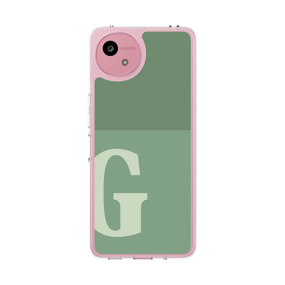 Slim Protection Case［ Original - initial two tone - G green ］