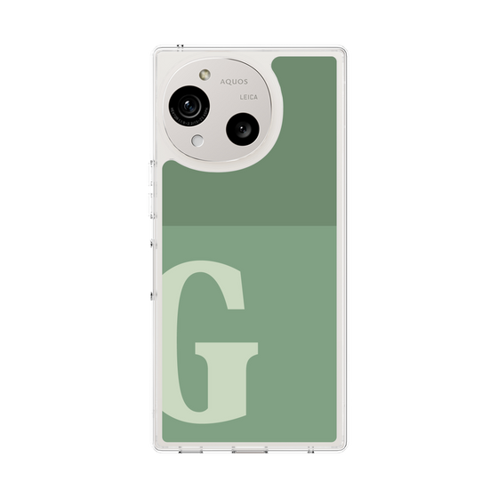 Slim Protection Case［ Original - initial two tone - G green ］
