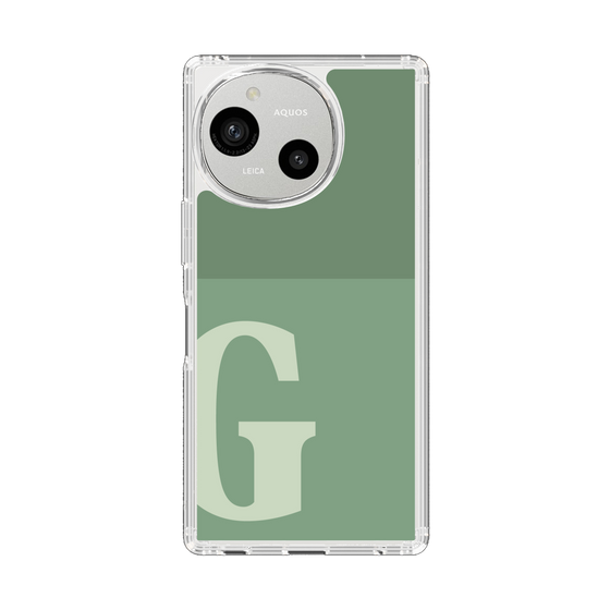 Slim Protection Case［ Original - initial two tone - G green ］