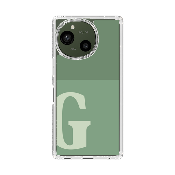 Slim Protection Case［ Original - initial two tone - G green ］