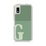 Slim Protection Case［ Original - initial two tone - G green ］