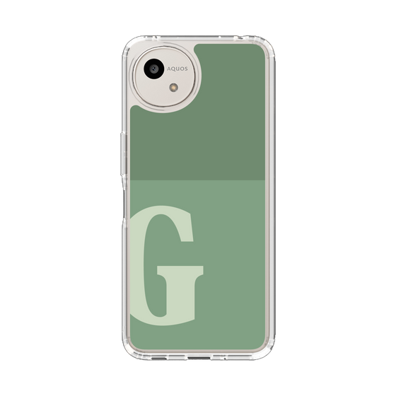 Slim Protection Case［ Original - initial two tone - G green ］