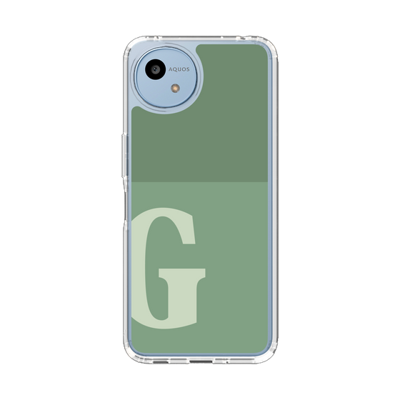 Slim Protection Case［ Original - initial two tone - G green ］