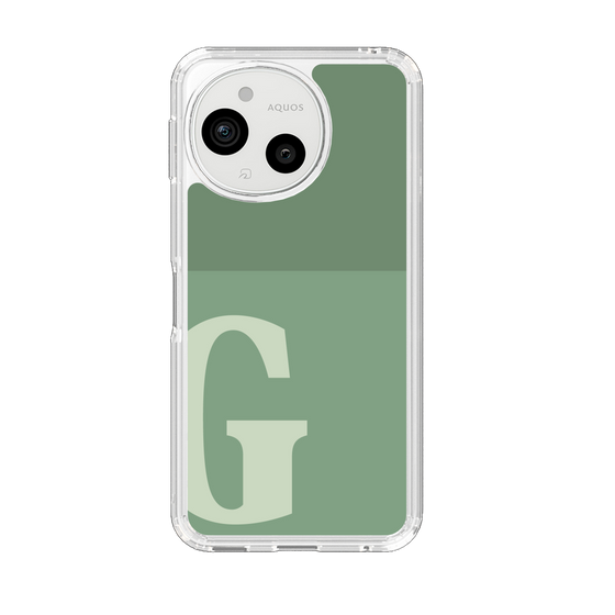 Slim Protection Case［ Original - initial two tone - G green ］