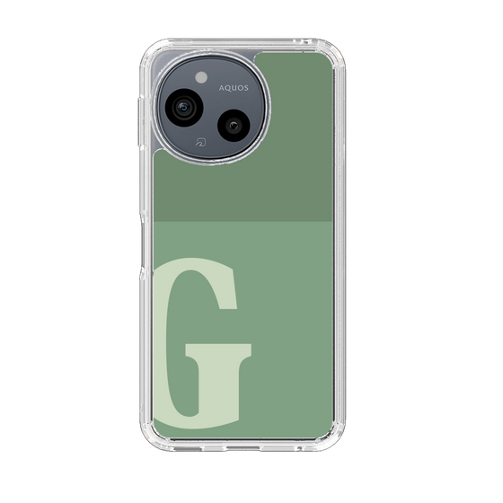 Slim Protection Case［ Original - initial two tone - G green ］