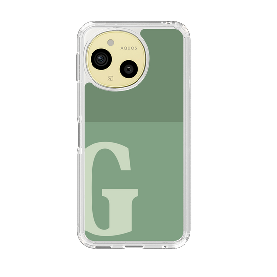 Slim Protection Case［ Original - initial two tone - G green ］