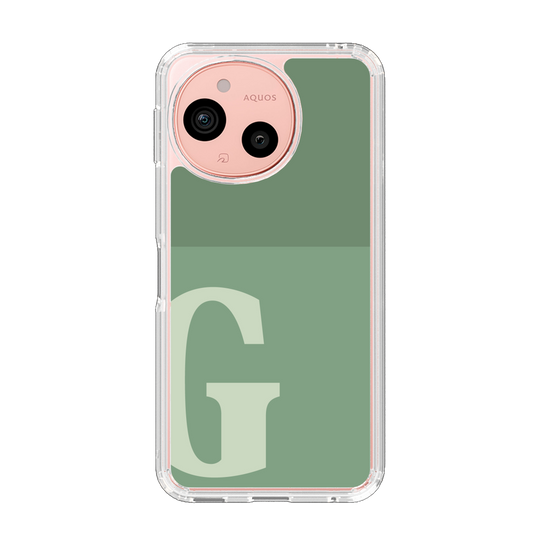 Slim Protection Case［ Original - initial two tone - G green ］