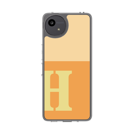 Slim Protection Case［ Original - initial two tone - H orange ］