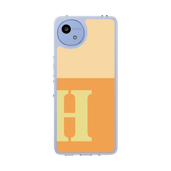 Slim Protection Case［ Original - initial two tone - H orange ］