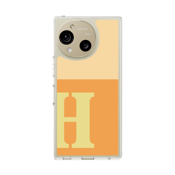 Slim Protection Case［ Original - initial two tone - H orange ］