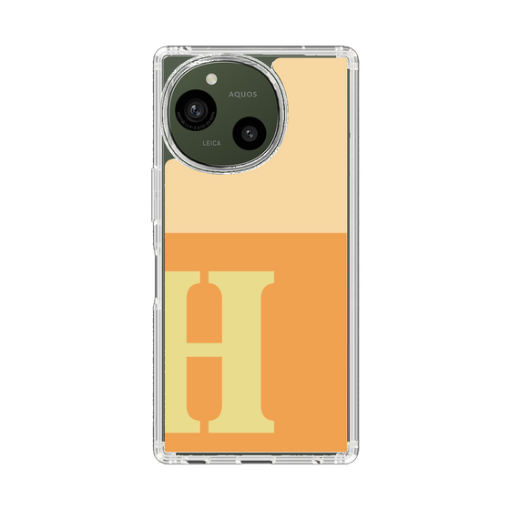 Slim Protection Case［ Original - initial two tone - H orange ］