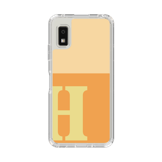 Slim Protection Case［ Original - initial two tone - H orange ］