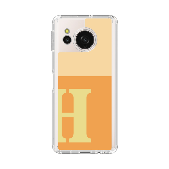 Slim Protection Case［ Original - initial two tone - H orange ］