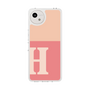Slim Protection Case［ Original - initial two tone - H pink ］