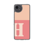 Slim Protection Case［ Original - initial two tone - H pink ］