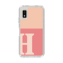 Slim Protection Case［ Original - initial two tone - H pink ］