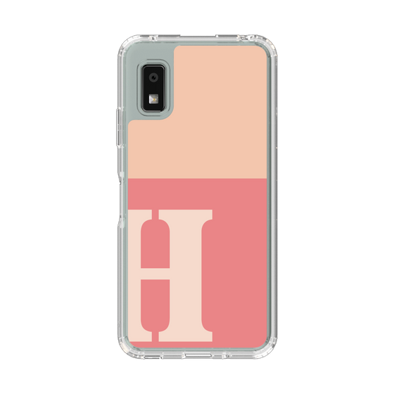 Slim Protection Case［ Original - initial two tone - H pink ］