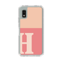 Slim Protection Case［ Original - initial two tone - H pink ］