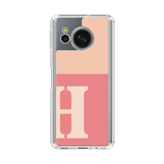 Slim Protection Case［ Original - initial two tone - H pink ］