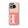 Slim Protection Case［ Original - initial two tone - H pink ］