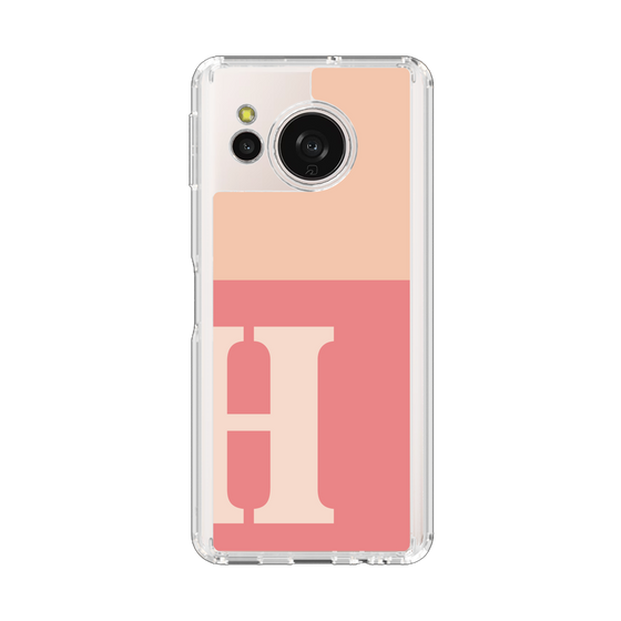 Slim Protection Case［ Original - initial two tone - H pink ］