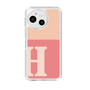 Slim Protection Case［ Original - initial two tone - H pink ］