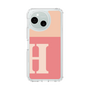 Slim Protection Case［ Original - initial two tone - H pink ］