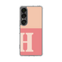 Slim Protection Case［ Original - initial two tone - H pink ］