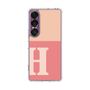 Slim Protection Case［ Original - initial two tone - H pink ］