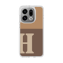 Slim Protection Case［ Original - initial two tone - H brown ］
